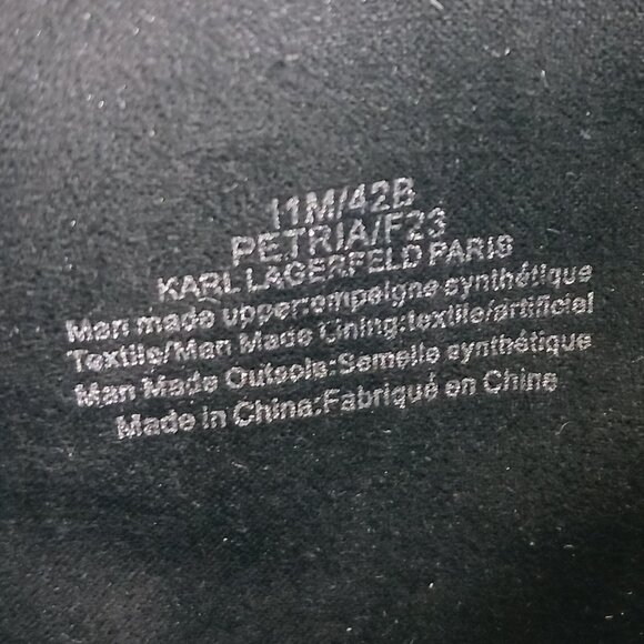 Karl Lagerfeld Paris Petria Black Ankle Boot size 11M - Picture 10 of 12